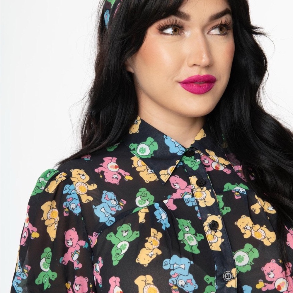 Blouse| Care Bears Playtime Print Blouse x Unique Vintage